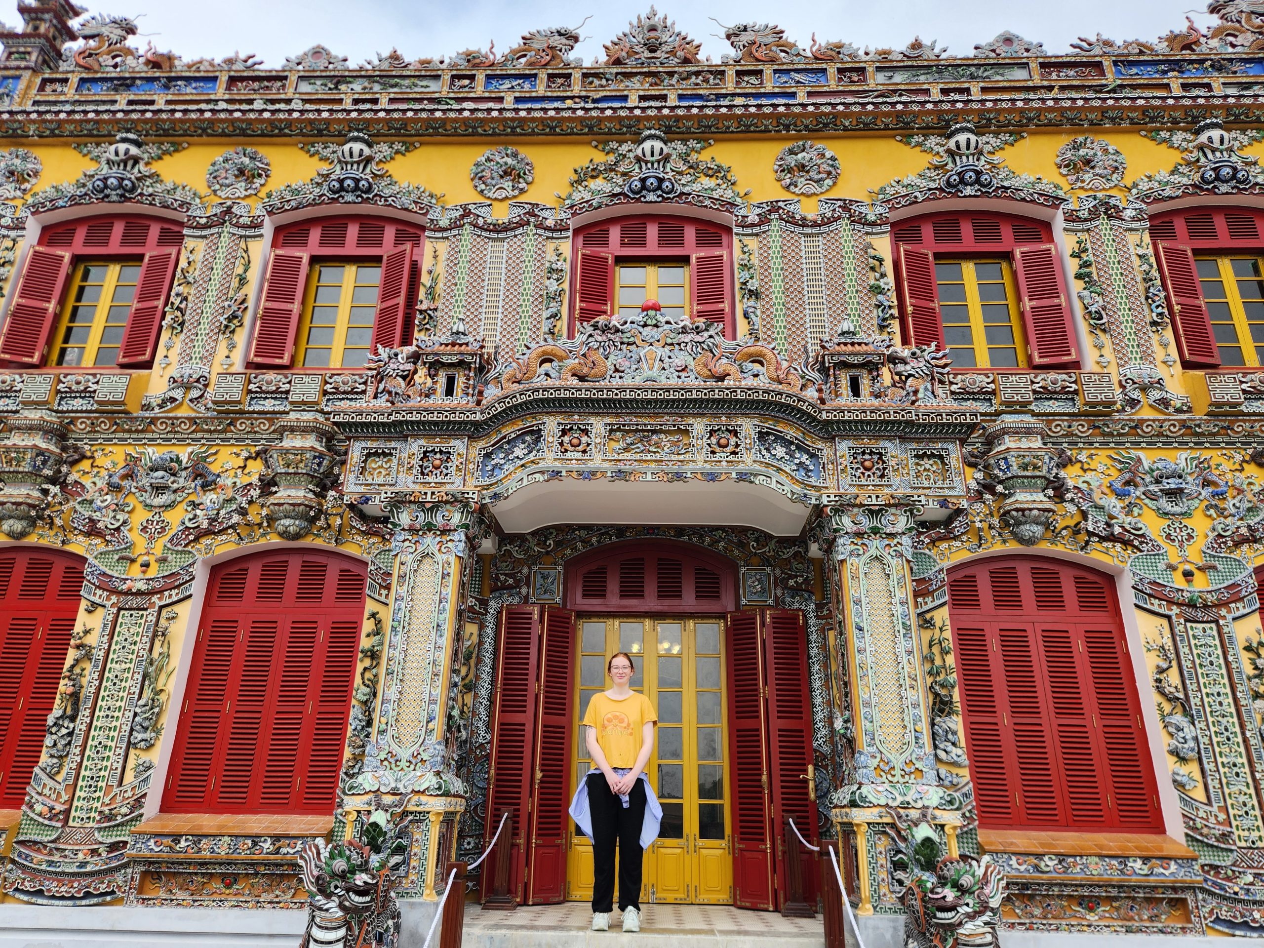 Kien Trung Palace Hue motorbike tour stop