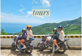 Da Nang motorbike tours to Hai Van pass and waterfall