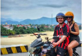 Hue motorbike tour to Hoi An via Hai Van pass and waterfall.